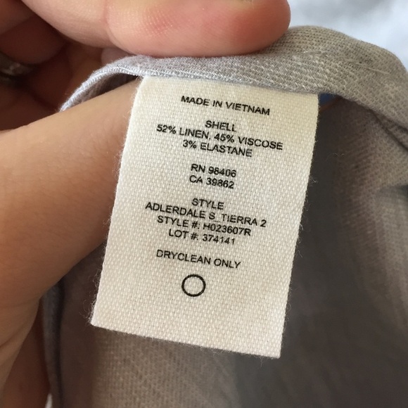 Theory 'Adlerdale' sleeveless linen blend dress - Picture 9 of 9